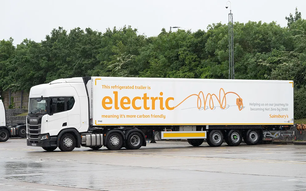 Sainsbury's working with Flexible Power Systems to cut fleet emissions