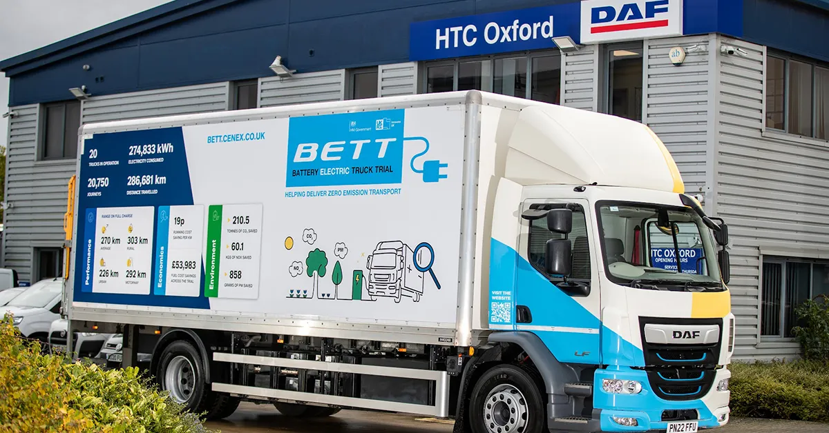 HTC and fleet electrification specialist FPS launch end-to-end truck electrification partnership at the Microlise Transport Conference