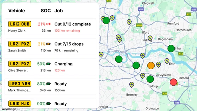 EV Control Tower Dashboard